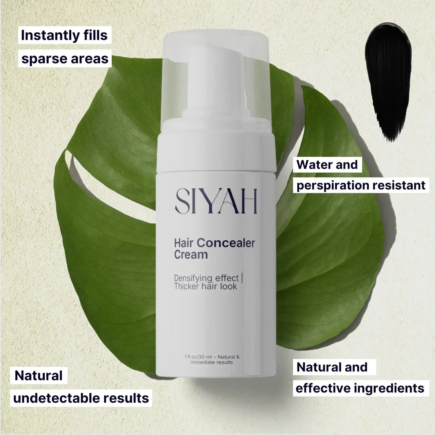 Siyah® Hair Concealer Cream – Instant density effect